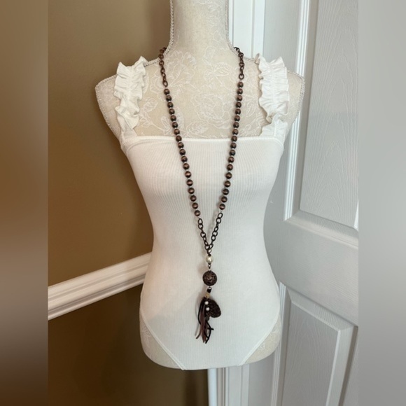 Lelis White Bodysuit NWT Small - Picture 5 of 10